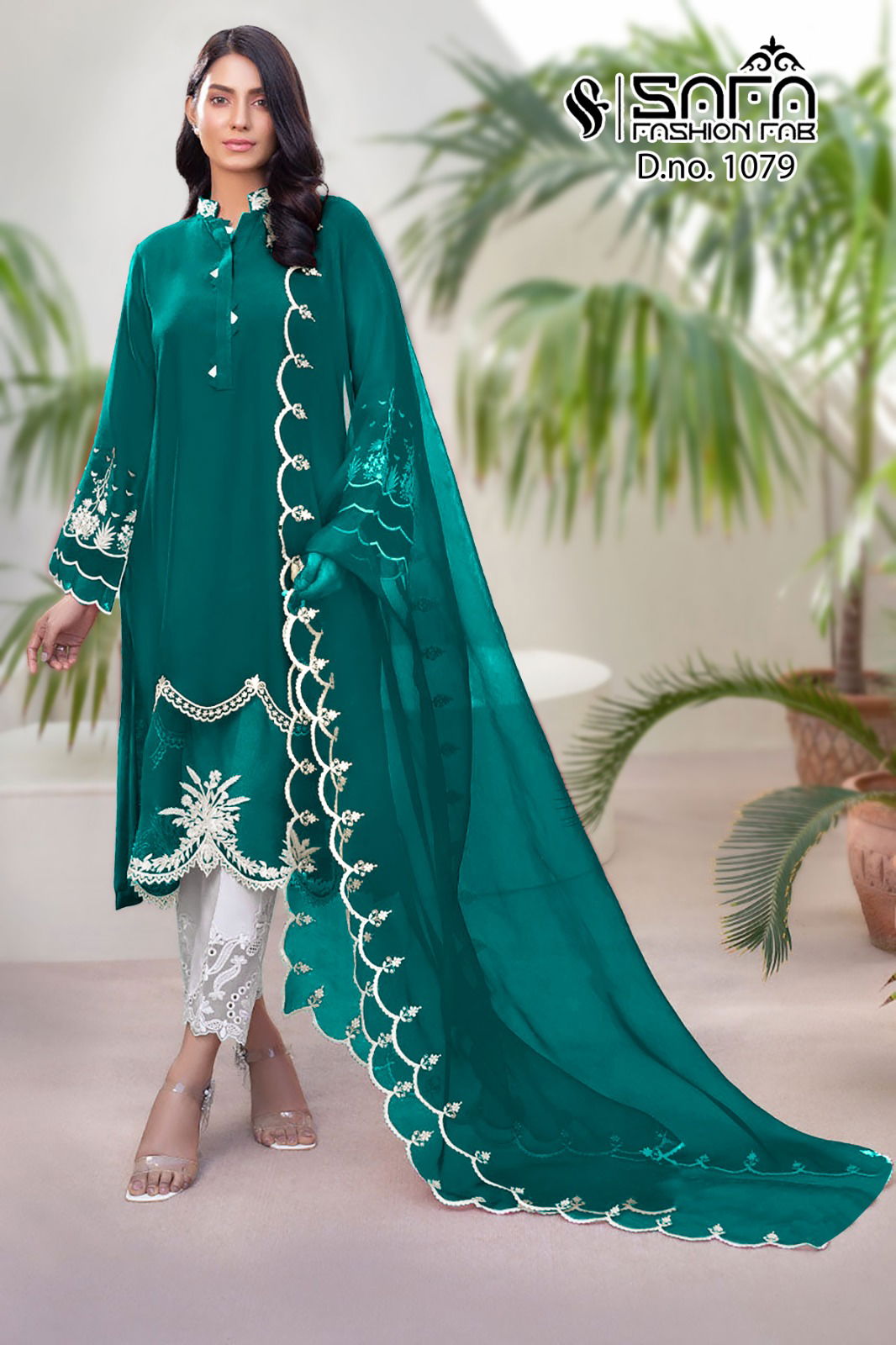 Safa Fashion 1079 Readymade Pakistani Suits Catalog
